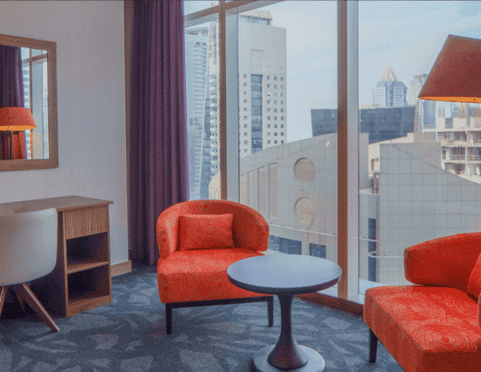 Deluxe Burj Khalifa View Room in Business Bay Dubai