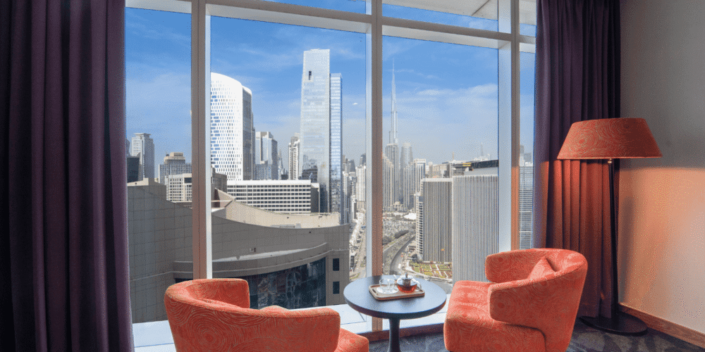 Deluxe Burj Khalifa View Room in Business Bay Dubai