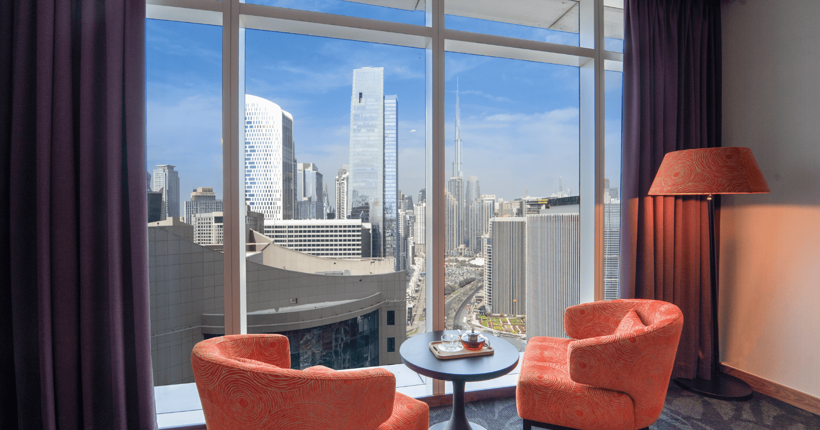 Deluxe Burj Khalifa View Room in Business Bay Dubai