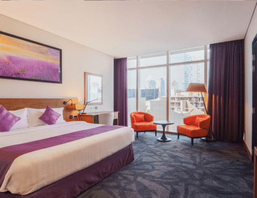 Deluxe Burj Khalifa View Room in Business Bay Dubai