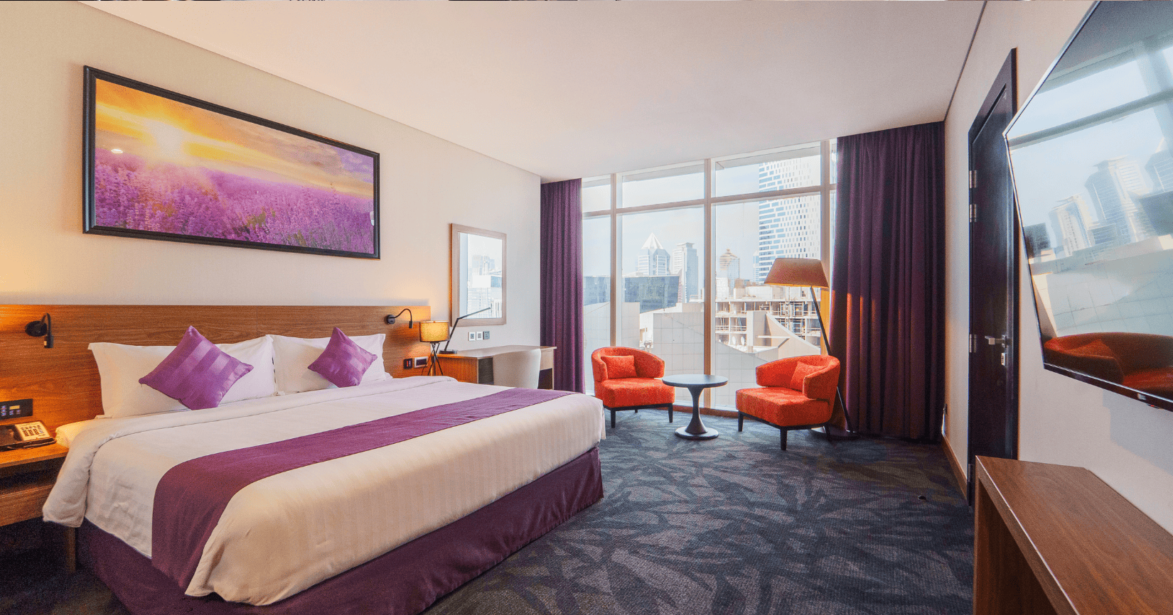 Deluxe Burj Khalifa View Room in Business Bay Dubai